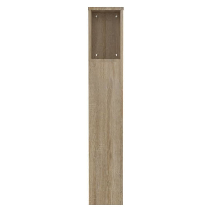 Tăblie de pat cu dulap, stejar sonoma, 100x18,5x104,5 cm - WALTI WALTI
