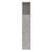 Tăblie de pat cu dulap, gri beton, 100x18,5x104,5 cm - WALTI WALTI