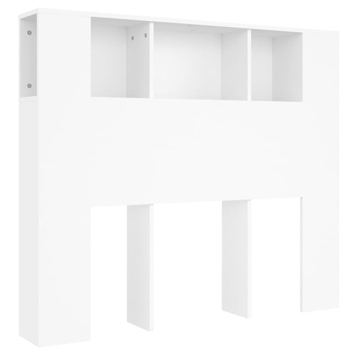 Dulap pentru tăblie de pat, alb, 120x18,5x102,5 cm WALTI