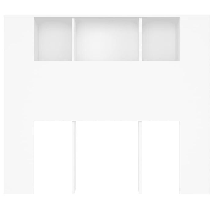 Dulap pentru tăblie de pat, alb, 120x18,5x102,5 cm WALTI
