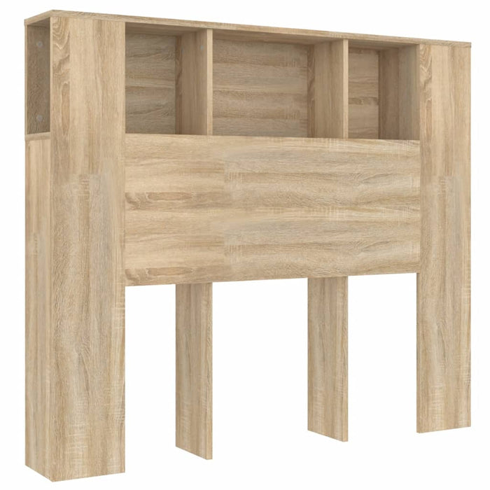 Tăblie de pat cu dulap, stejar sonoma, 120x18,5x102,5 cm - WALTI WALTI