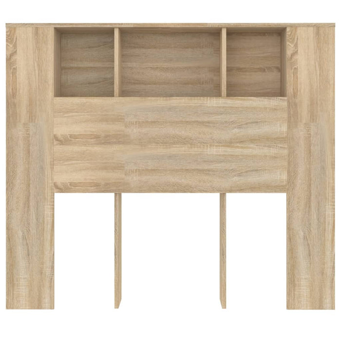 Tăblie de pat cu dulap, stejar sonoma, 120x18,5x102,5 cm - WALTI WALTI