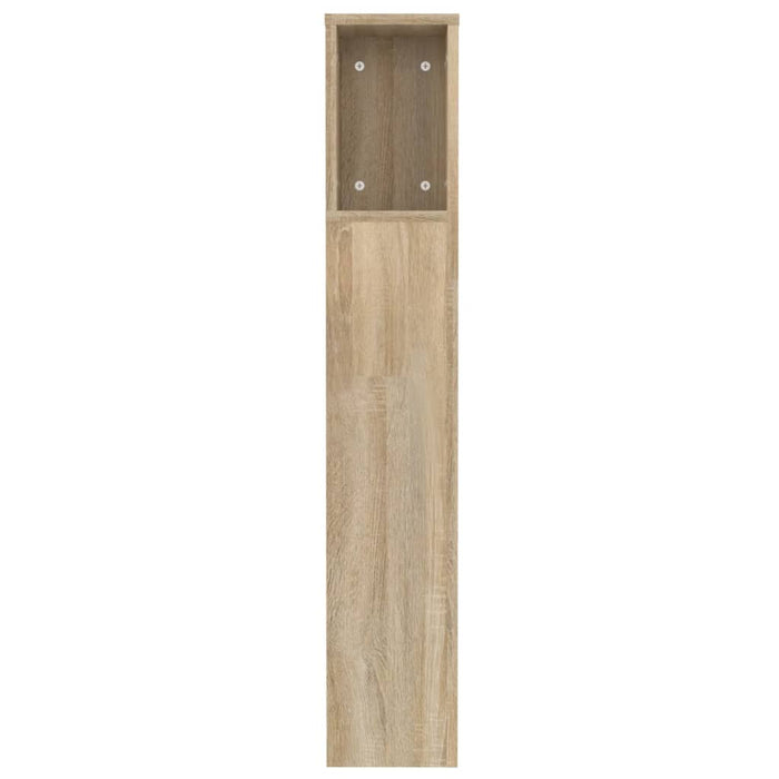 Tăblie de pat cu dulap, stejar sonoma, 120x18,5x102,5 cm - WALTI WALTI