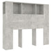 Dulap tăblie, gri beton, 120x18,5x102,5 cm - WALTI WALTI