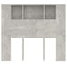 Dulap tăblie, gri beton, 120x18,5x102,5 cm - WALTI WALTI