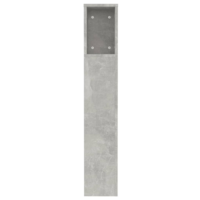 Dulap tăblie, gri beton, 120x18,5x102,5 cm - WALTI WALTI