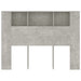 Dulap tăblie, gri beton, 140x18,5x104,5 cm - WALTI WALTI