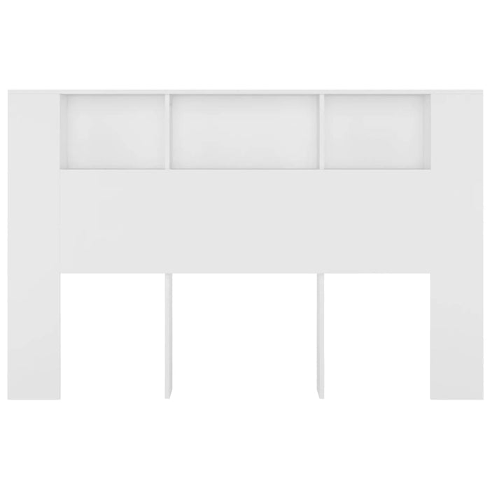 Tăblie de pat cu dulap, alb, 160x18,5x104,5 cm - WALTI WALTI