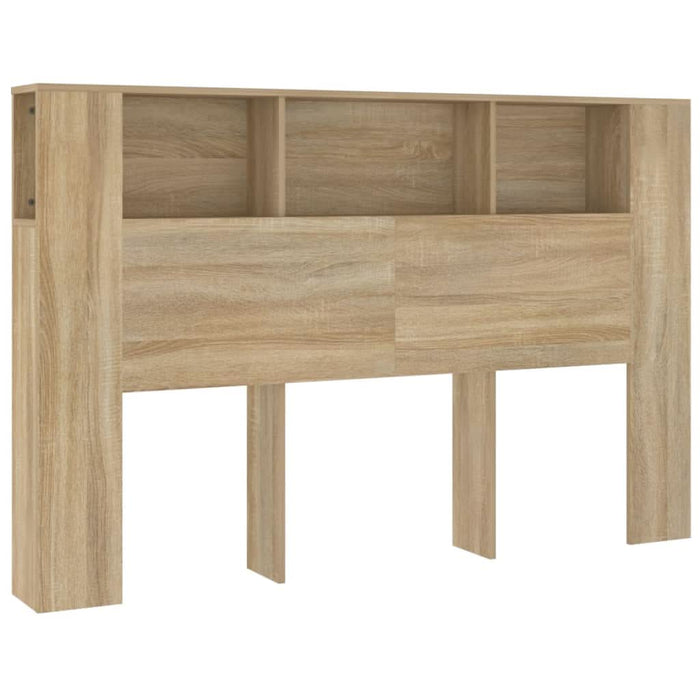 Tăblie de pat cu dulap, stejar sonoma, 160x18,5x104,5 cm - WALTI WALTI