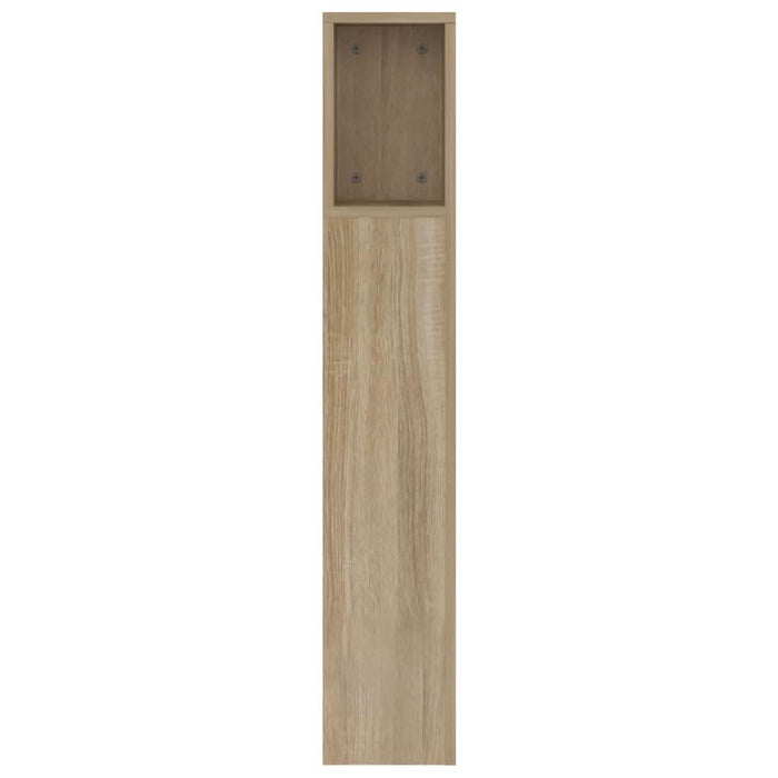 Tăblie de pat cu dulap, stejar sonoma, 160x18,5x104,5 cm - WALTI WALTI