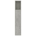 Tăblie de pat cu dulap, gri beton, 160x18,5x104,5 cm - WALTI WALTI