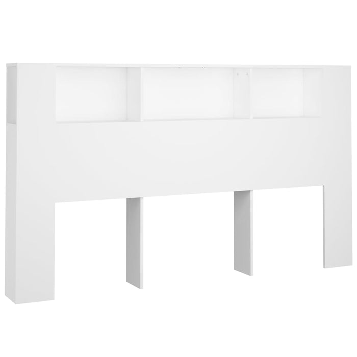Tăblie de pat cu dulap, alb, 180x18,5x104,5 cm - WALTI WALTI