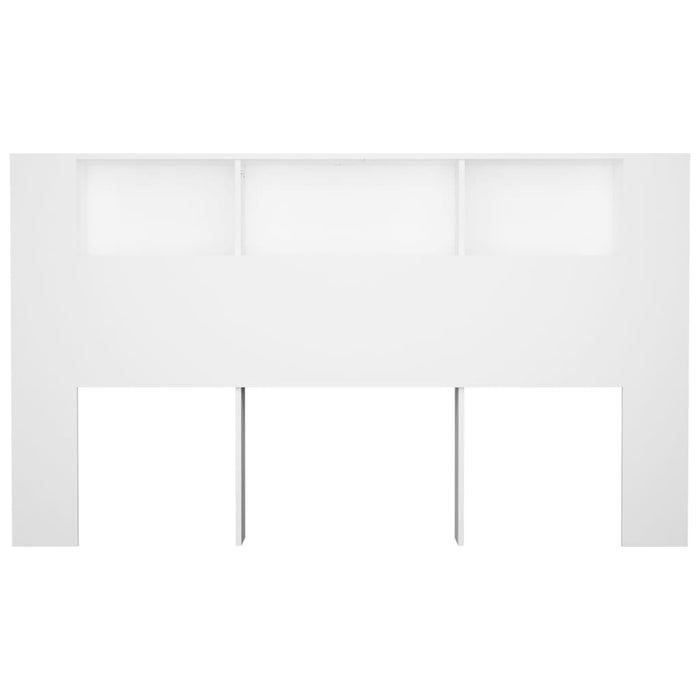 Tăblie de pat cu dulap, alb, 180x18,5x104,5 cm - WALTI WALTI