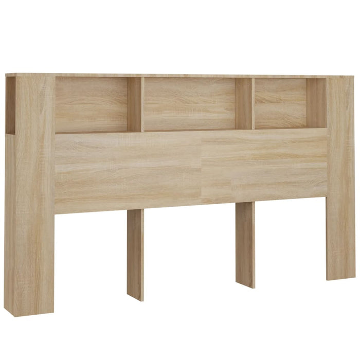 Tăblie de pat cu dulap, stejar sonoma, 180x18,5x104,5 cm - WALTI WALTI