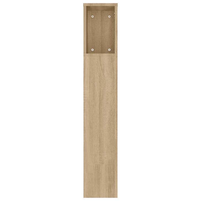 Tăblie de pat cu dulap, stejar sonoma, 180x18,5x104,5 cm - WALTI WALTI