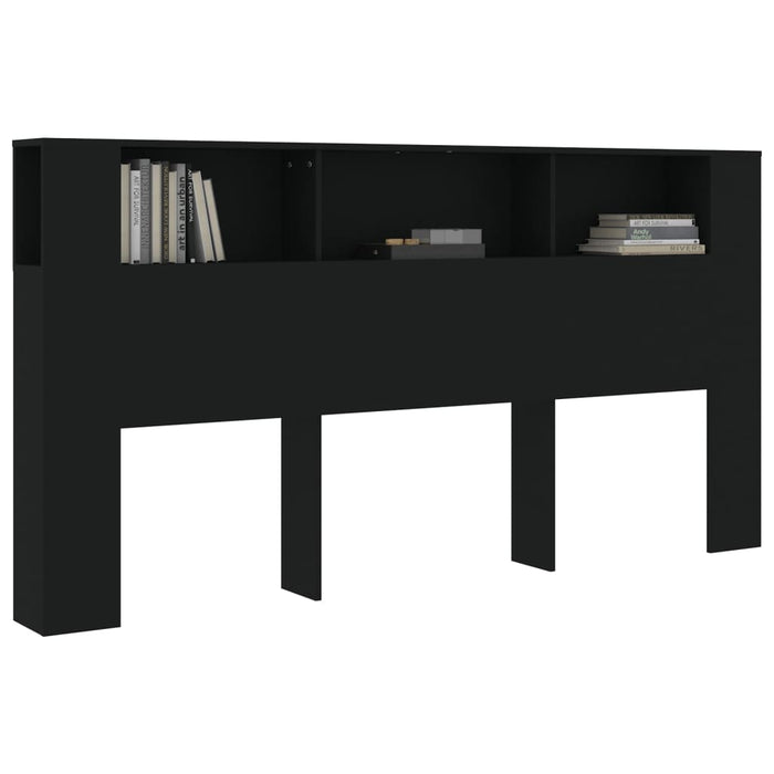 Dulap tăblie, negru, 200x18,5x104,5 cm - WALTI WALTI
