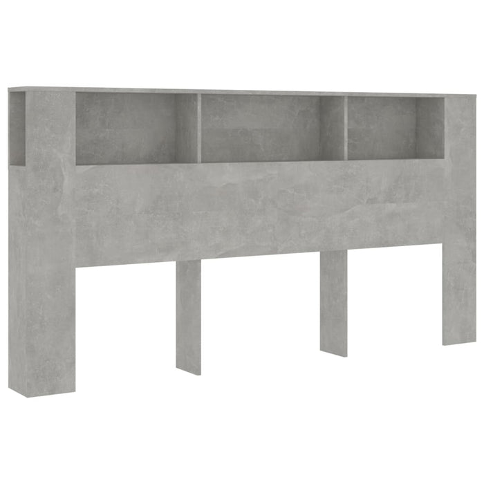Dulap tăblie, gri beton, 200x18,5x104,5  cm - WALTI WALTI