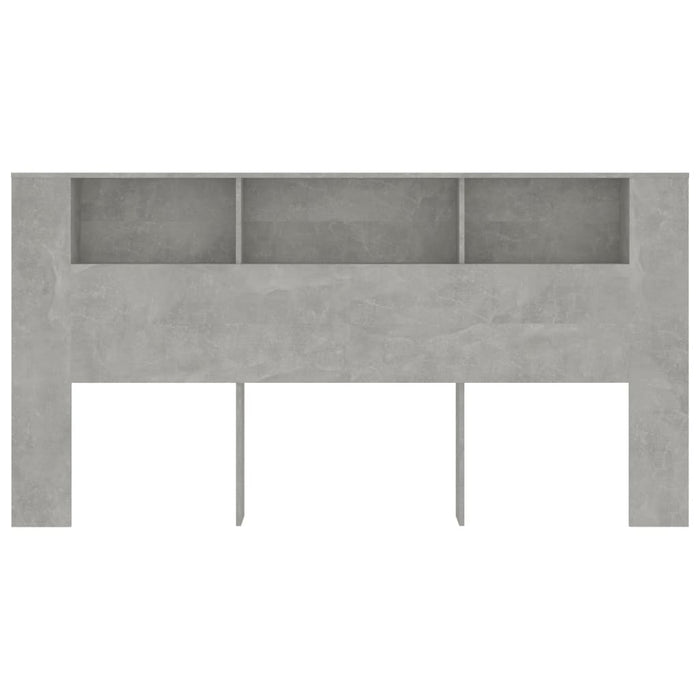 Dulap tăblie, gri beton, 200x18,5x104,5  cm - WALTI WALTI
