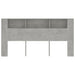 Dulap tăblie, gri beton, 200x18,5x104,5  cm - WALTI WALTI
