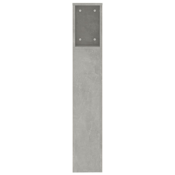 Dulap tăblie, gri beton, 200x18,5x104,5  cm - WALTI WALTI