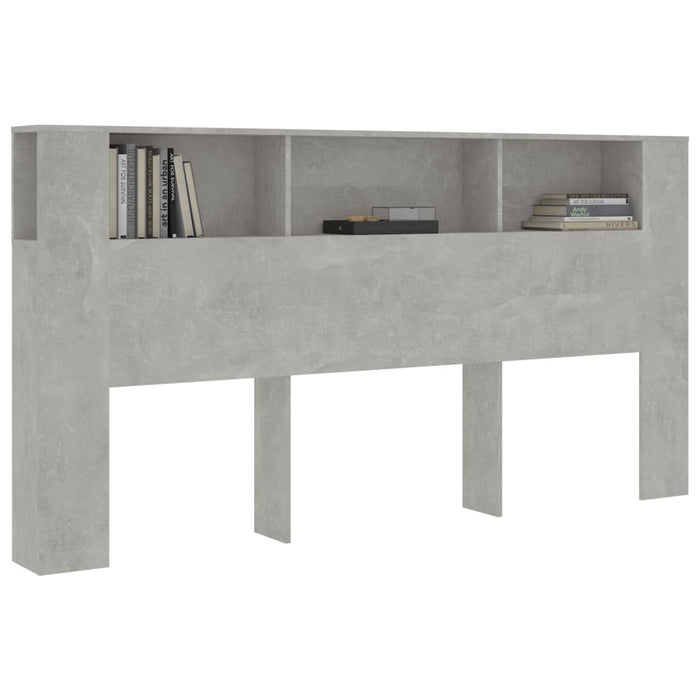 Dulap tăblie, gri beton, 200x18,5x104,5  cm - WALTI WALTI