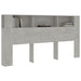 Dulap tăblie, gri beton, 200x18,5x104,5  cm - WALTI WALTI
