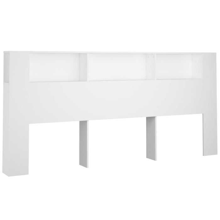 Tăblie de pat cu dulap, alb, 220x18,5x104,5 cm - WALTI WALTI