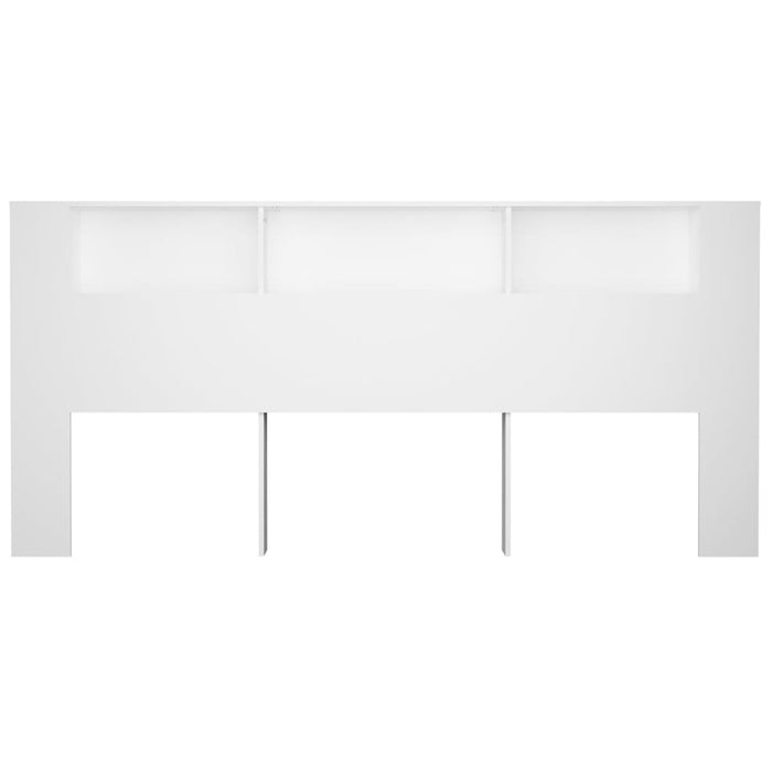 Tăblie de pat cu dulap, alb, 220x18,5x104,5 cm - WALTI WALTI