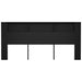 Tăblie de pat cu dulap, negru, 220x18,5x104,5 cm - WALTI WALTI