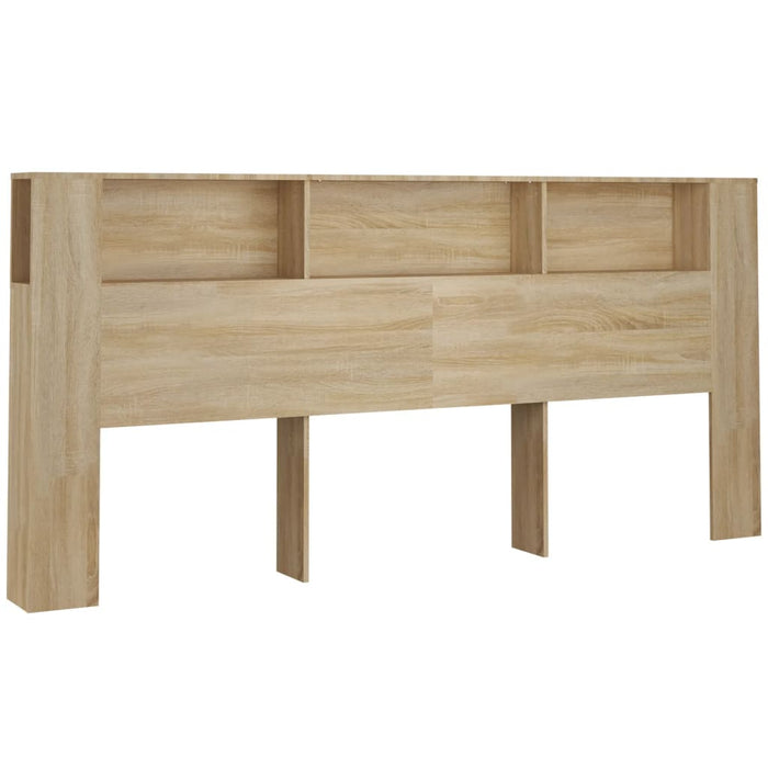Tăblie de pat cu dulap, stejar sonoma, 220x18,5x104,5 cm - WALTI WALTI