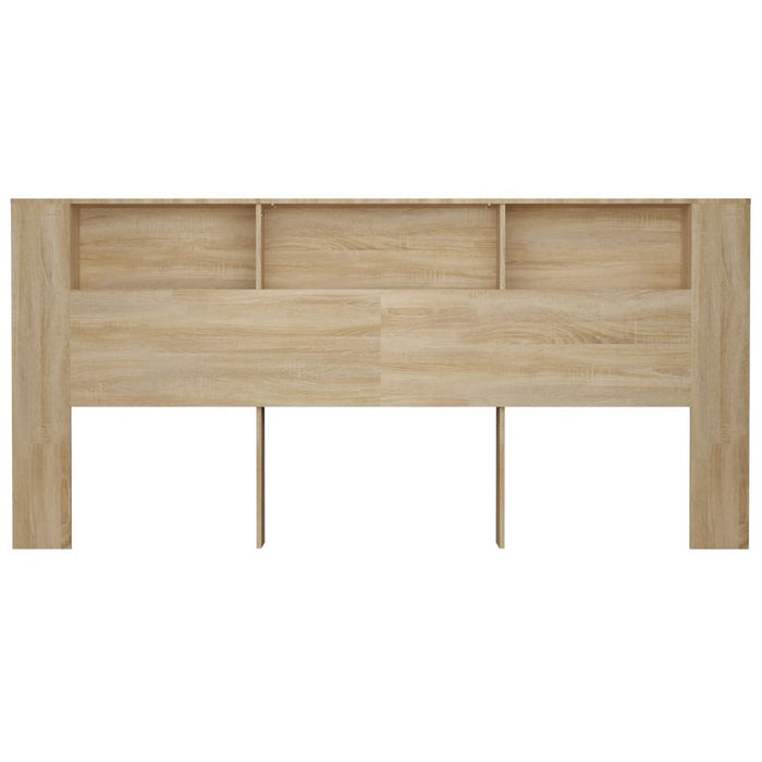 Tăblie de pat cu dulap, stejar sonoma, 220x18,5x104,5 cm - WALTI WALTI