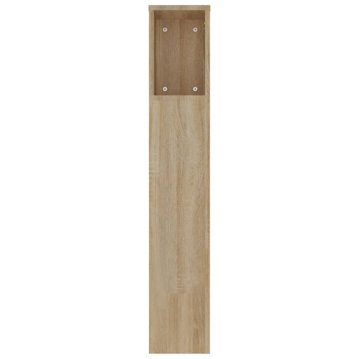 Tăblie de pat cu dulap, stejar sonoma, 220x18,5x104,5 cm - WALTI WALTI