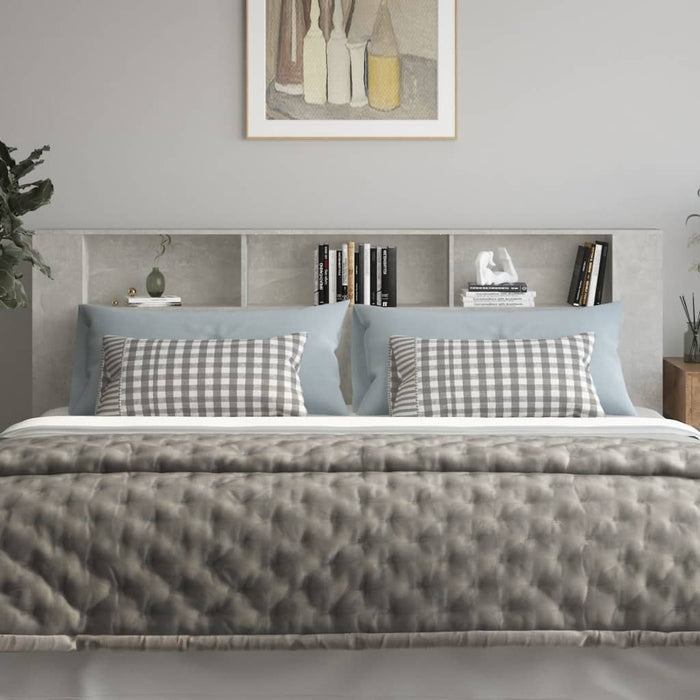 Dulap tăblie, gri beton, 220x18,5x104,5 cm - WALTI WALTI