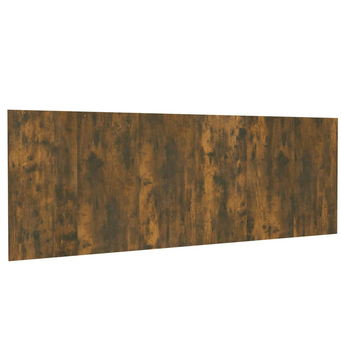 Tăblie pat de perete, stejar afumat 240x1,5x80 cm lemn compozit - WALTI WALTI
