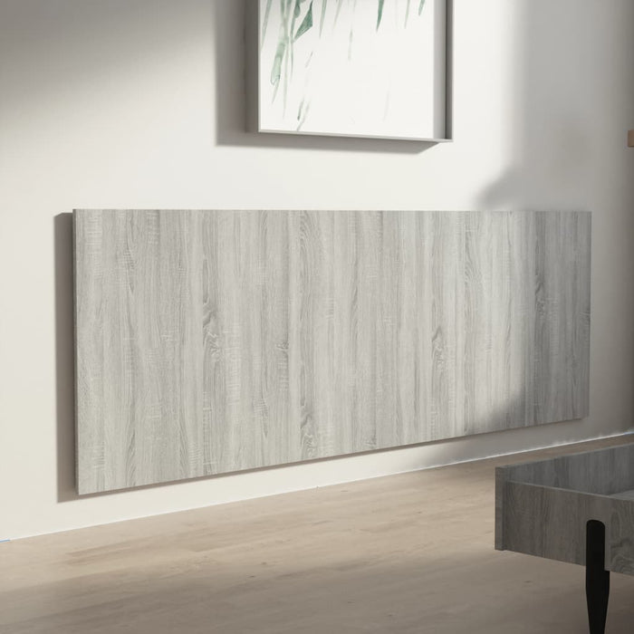 Tăblie pat de perete, gri sonoma, 240x1,5x80 cm, lemn compozit - WALTI WALTI