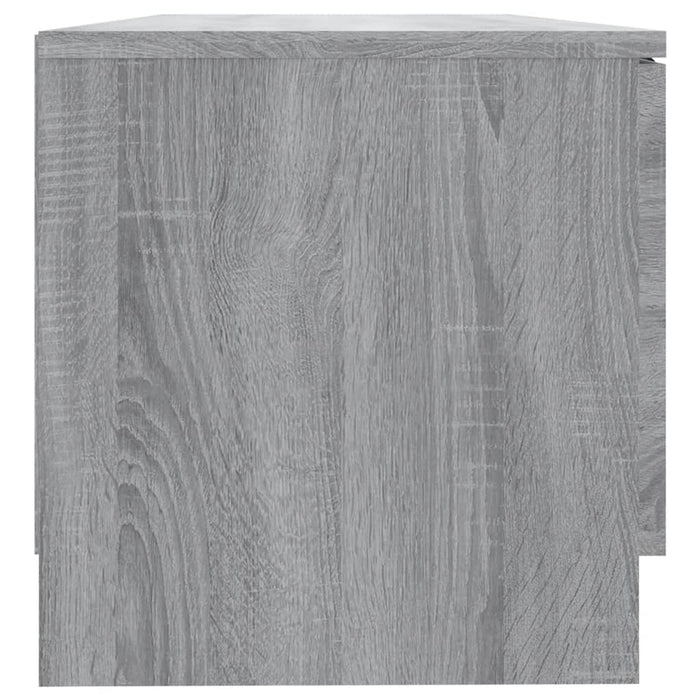 Comodă TV, gri sonoma, 80x35x36,5 cm, lemn prelucrat - WALTI WALTI
