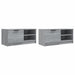 Comodă TV, 2 buc., Sonoma gri, 80x35x36,5 cm, lemn prelucrat - WALTI WALTI