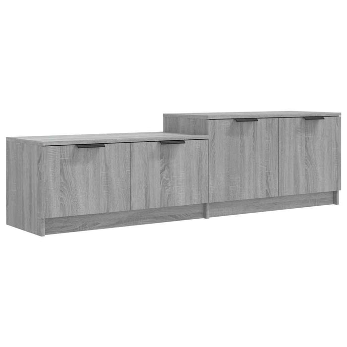Comodă TV, sonoma gri, 158,5x36x45 cm, lemn prelucrat WALTI
