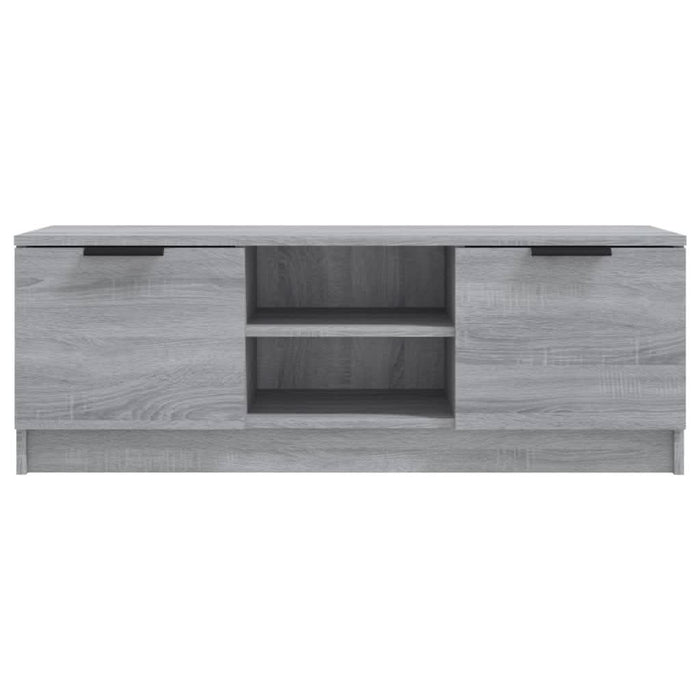 Comodă TV, gri sonoma, 102x35x36,5 cm, lemn prelucrat - WALTI WALTI