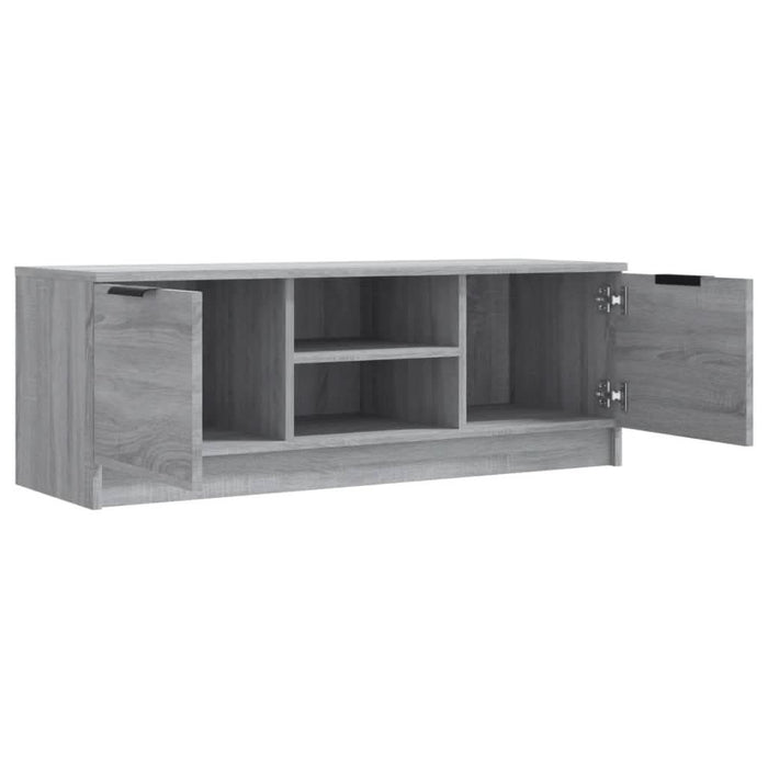 Comodă TV, gri sonoma, 102x35x36,5 cm, lemn prelucrat - WALTI WALTI