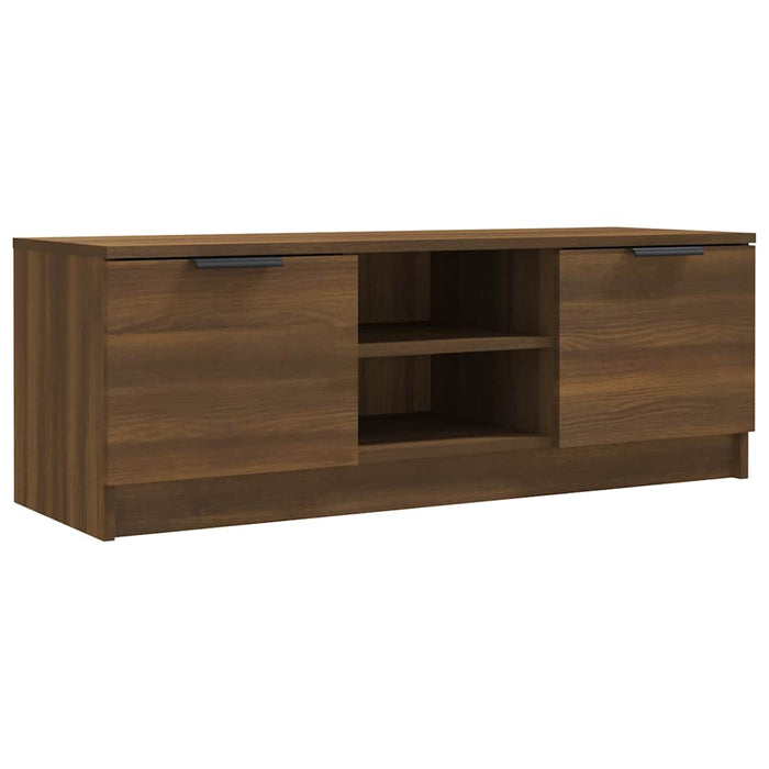 Comodă TV, stejar maro, 102x35x36,5 cm, lemn prelucrat WALTI