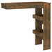 Masă bar de perete stejar fumuriu 102x45x103,5 cm lemn compozit - WALTI WALTI