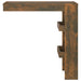 Masă bar de perete stejar fumuriu 102x45x103,5 cm lemn compozit - WALTI WALTI