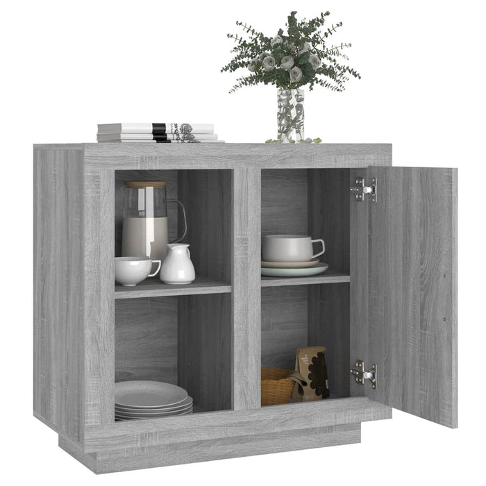 Dulap, sonoma gri, 80x40x75 cm - WALTI WALTI