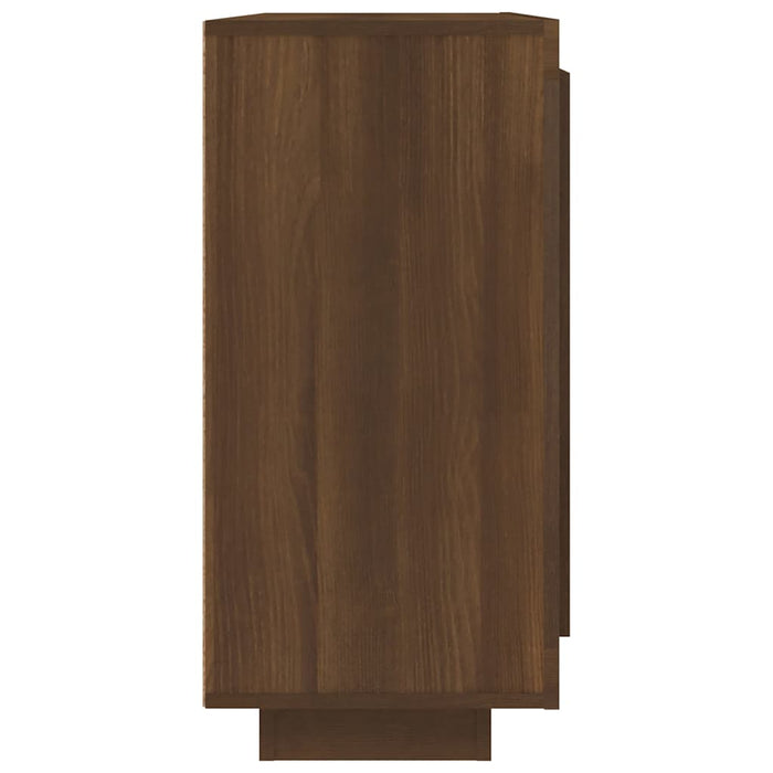 Dulap, stejar maro, 92x35x75 cm, lemn compozit WALTI