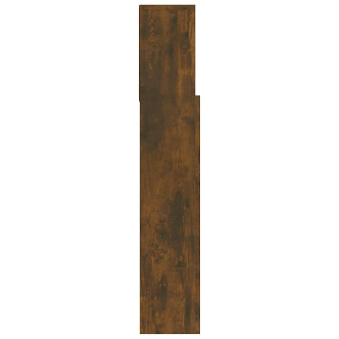 Tăblie de pat cu dulap, stejar fumuriu, 120x19x103,5 cm - WALTI WALTI