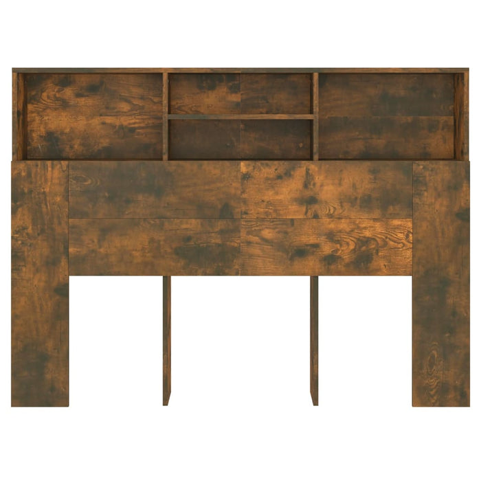 Tăblie de pat cu dulap, stejar fumuriu, 140x19x103,5 cm - WALTI WALTI