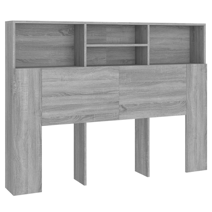 Tăblie de pat cu dulap, gri sonoma, 140x19x103,5 cm - WALTI WALTI