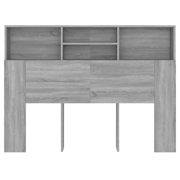 Tăblie de pat cu dulap, gri sonoma, 140x19x103,5 cm - WALTI WALTI