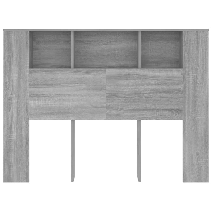 Tăblie de pat cu dulap, gri sonoma, 140x18,5x104,5 cm - WALTI WALTI
